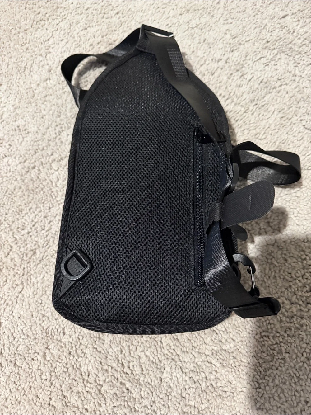 True Religion Black Sling Crossbody Bag